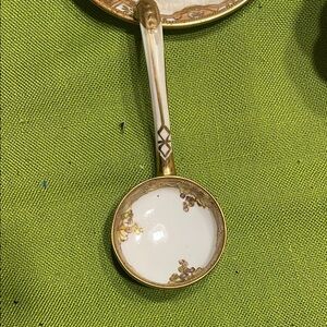 Elegant Gold and Cream Dinnerware Set